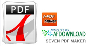 پی دی اف ساز قدرتمند ویندوز Seven PDF Maker 1.0.7 Build 136