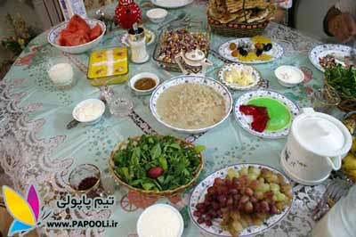 برنامه غذایی روزه داران در ماه مبارك رمضان